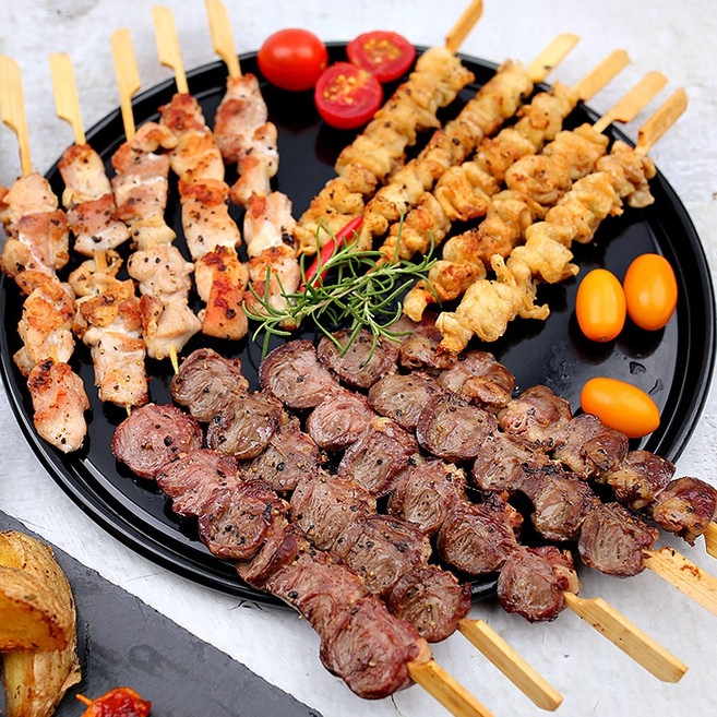 캠핑 꼬치 안주 간식 9종, 어깨살(40gX10개), 2개, 400g