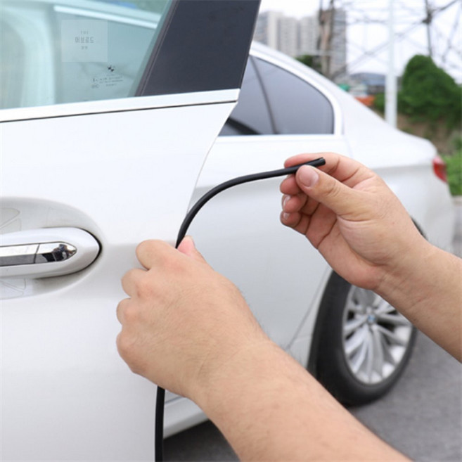 어브로드마켓 문콕 차량용 도어몰딩 2p 5M 블랙 u자형