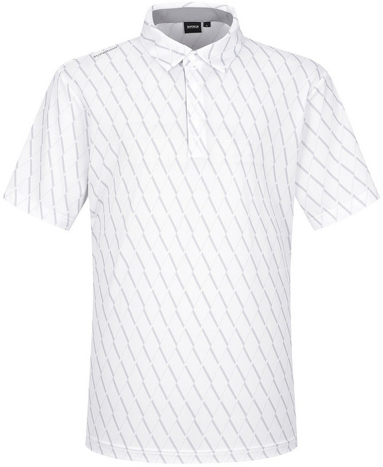 [슈페리어] 남성 패턴 반팔 티셔츠 화이트 (IMGDKS20231)