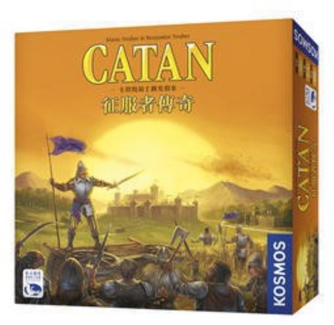 孩子王桌遊 正版桌遊 卡坦島騎士擴充劇本 征服者傳奇 Catan Legend of the Conquerors, 1個