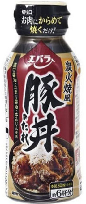 에바라 숯불구이풍 부타동 소스, 1개, 200ml