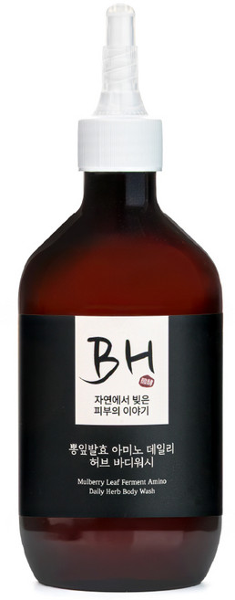 자연유래 99% 뽕잎발효 아미노 데일리 허브 바디워시 300ml, 5개, 300g, 허브바디워시
