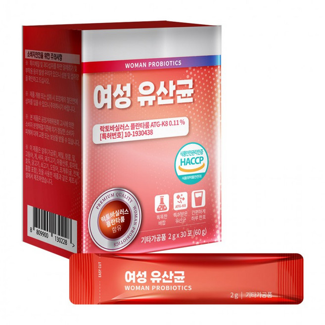 여성 유산균 1박스 30포, 1개
