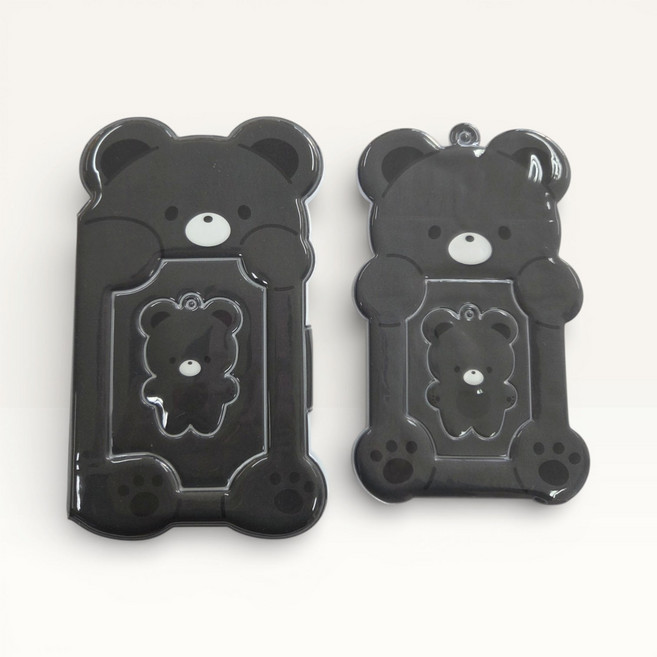 아워모티프 애니멀 포카홀더+포카홀더북 1세트, 20매, 블랙베어