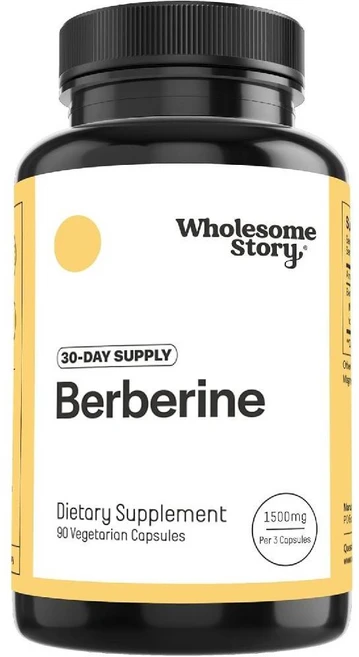 홀썸스토리 베르베린 Berberine HCL 1500mg 베지테리언 캡슐 90정, 1개 - 쿠팡