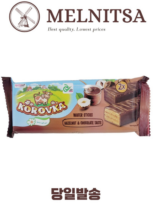 코로브카 글레이즈드 웨이퍼 스틱, 2개, 42g