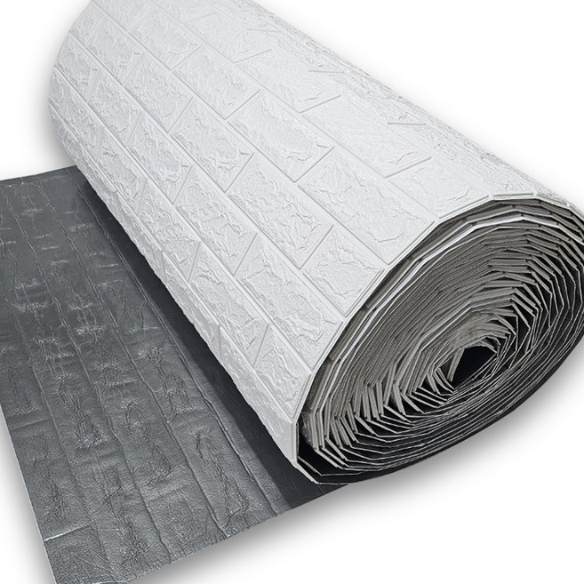 레스트온 단열 폼블럭 3D입체 벽지 포인트 인테리어 20M/11M/220CM, 1개, 레스트온 입체 화이트 20M