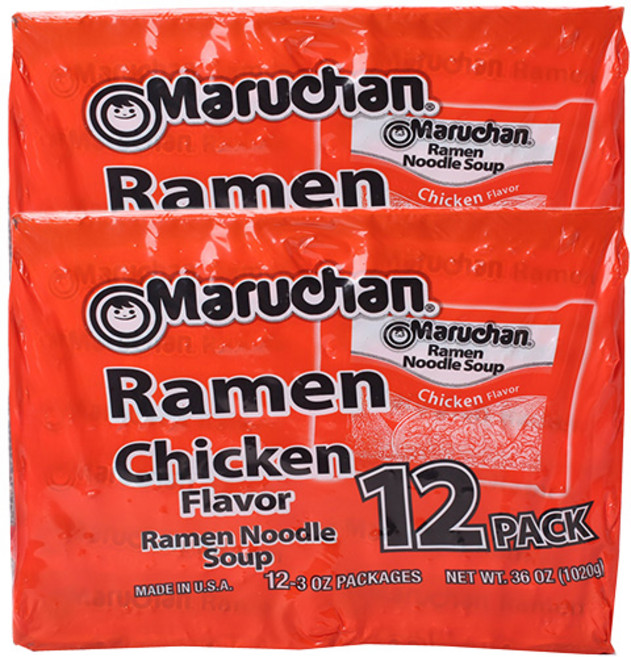 마루찬 라멘 누들 수프 치킨, 24개, 85g