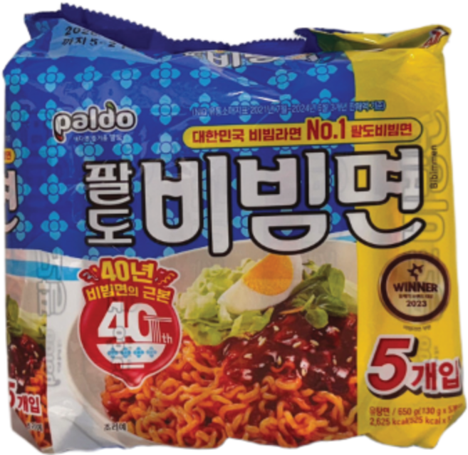 비빔면 130g, 5개