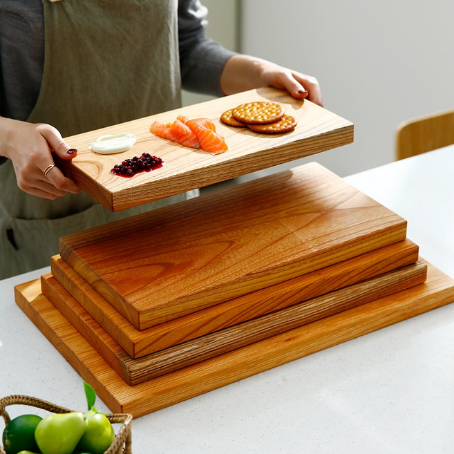 국산 느티나무 도마 나무도마 가정용 식당 원목도마 고급 주방 쉐프 5size, 1개