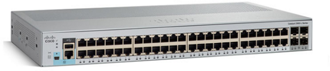시스코 (cisco) L2 스위치 WS-C2960L-48TS-AP Switch 48포트 스위칭허브, 1개