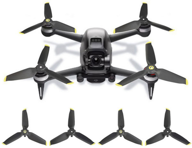 (특가) make speed DJI FPV 프로펠러 1대분, 골드, 1개
