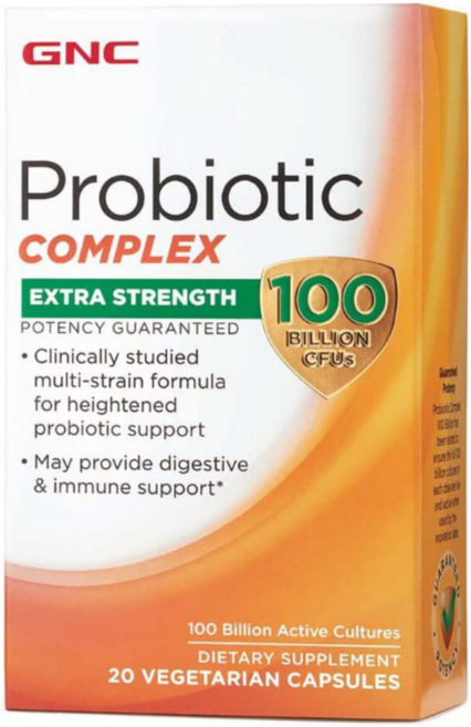 GNC Probiotic Complex 지앤씨 프로바이오틱스 콤플렉스 유산균 1000억CFU 20정, 1개