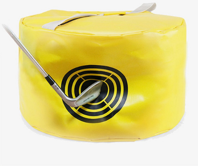 골프 스윙연습 임팩트 샌딩 파워백, 옐로우, 1개