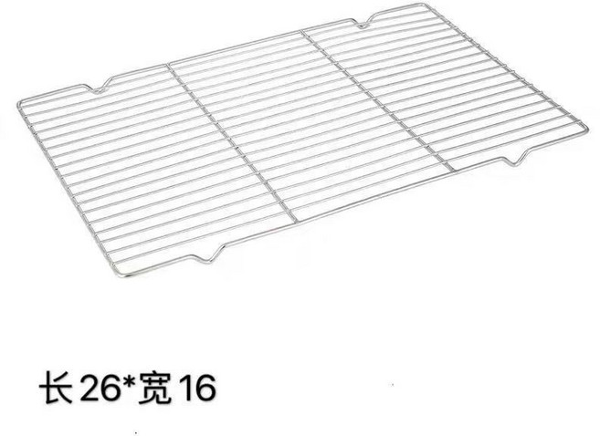 不鏽鋼瀝油盤 炸雞盤 備料盤 烤箱烤盤, 26×20單網架, 1個