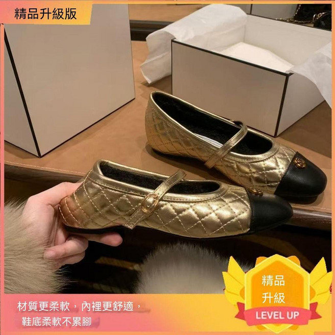 春夏季必備韓版純色系搭扣套腳瑪麗珍鞋