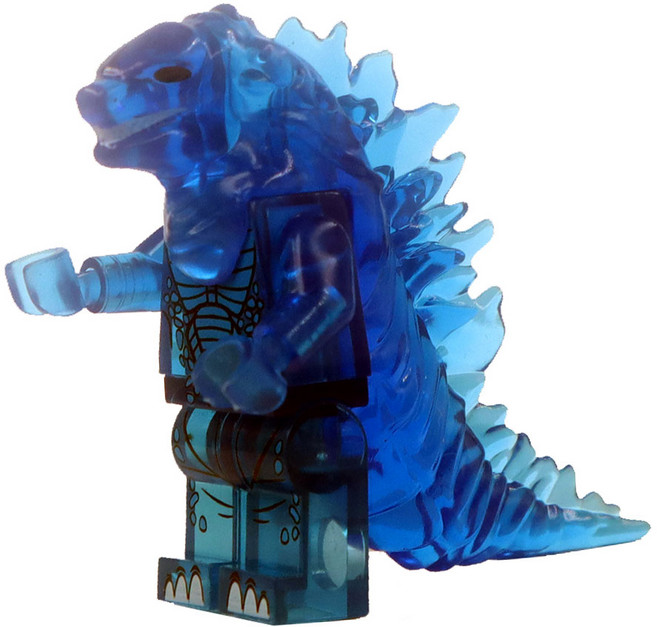 고질라 킹콩 기도라 호환레고 블럭 미니 피규어, 10.소형투명블루, 1개