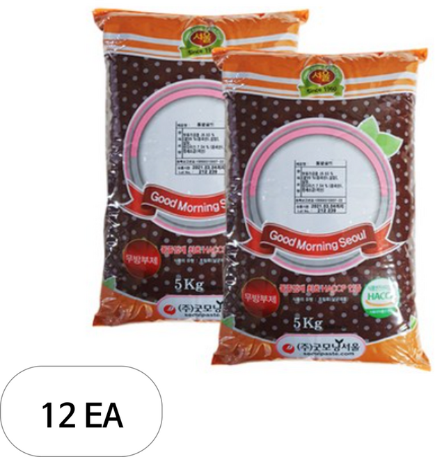 굿모닝서울 통팥골드 2개, 5kg, 12개