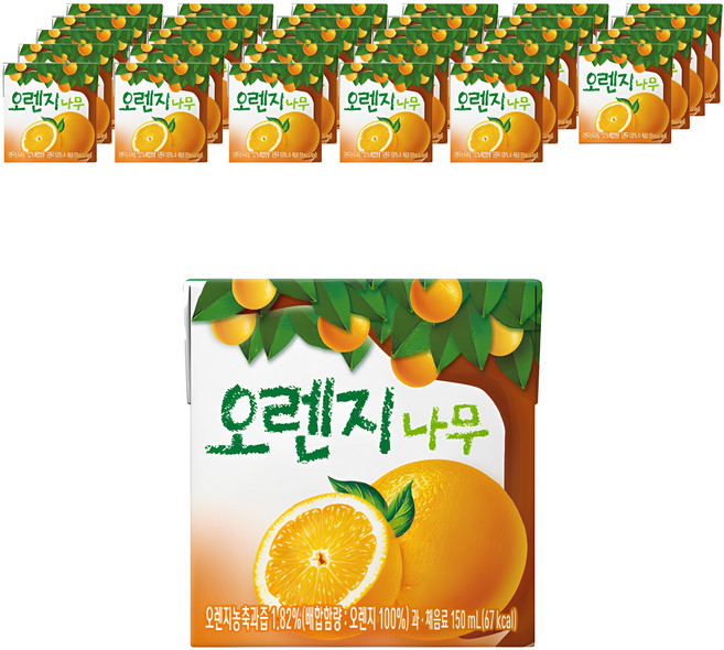 서울우유 오렌지나무 주스, 150ml, 48개