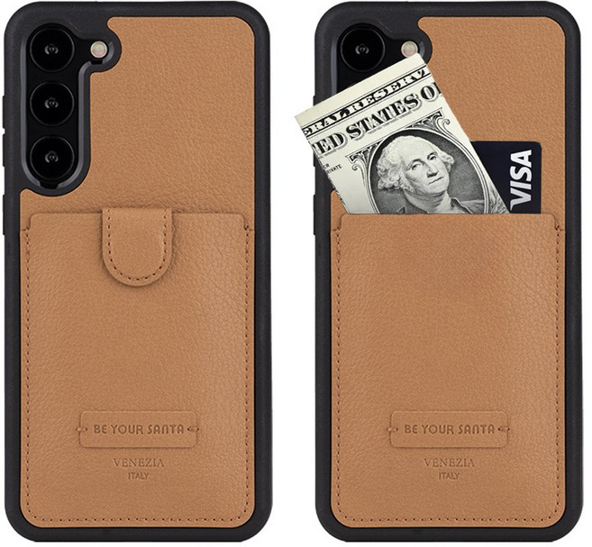 비유어산타 간편한 카드수납 이태리 원단 갤럭시 S23 울트라 s23 플러스 리얼세이프 베네치아