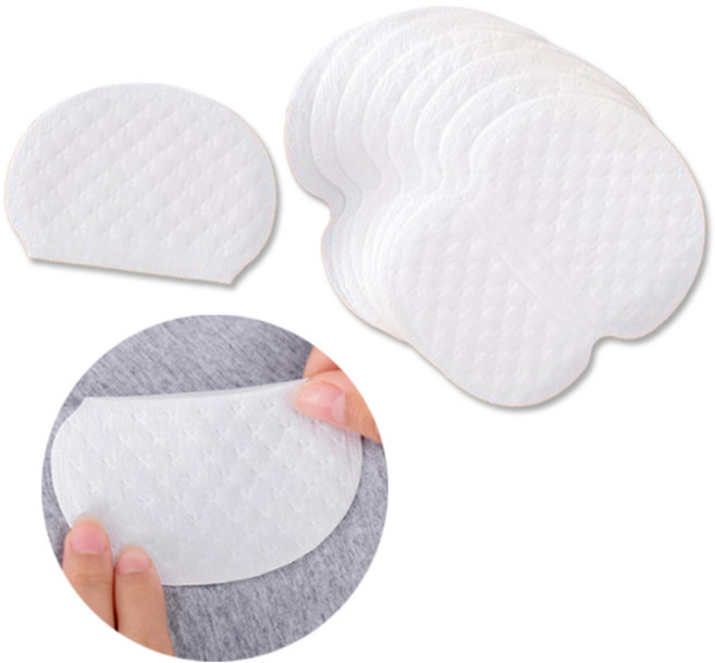 10개입 겨땀패치 겨드랑이 땀 흡수 패드 밴드 패치 오염 얼룩 땀자국 방지 테이프 스티커, 1개