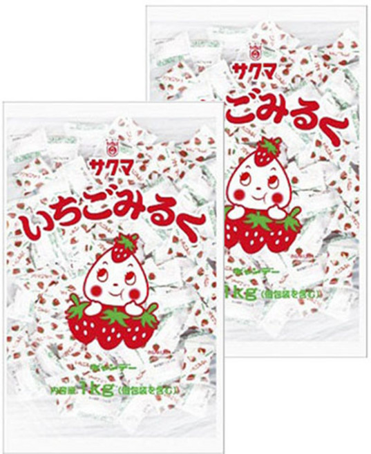 Sakuma 佐久間製菓 草莓牛奶, 2個