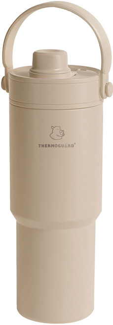 THERMOGUARD 樂唯 陶瓷內膽保溫杯, 奶霜白, 1個, 735ml