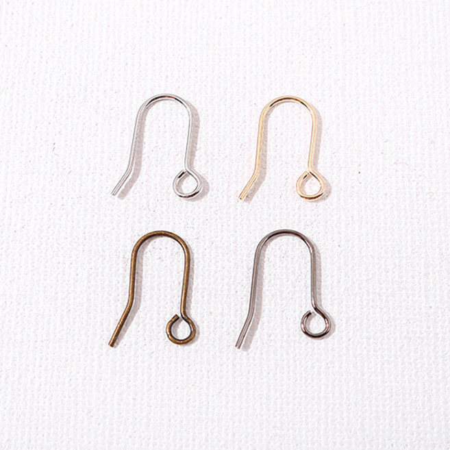 싼비즈 [9-502]낚시고리중 노스프링 약12x15mm 5쌍(10개)