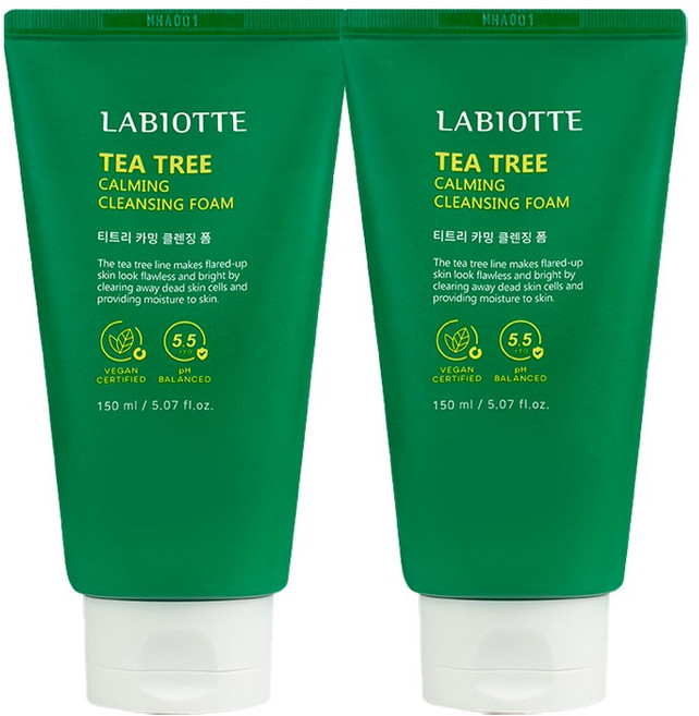 라비오뜨 티트리 카밍 클렌징 폼, 2개, 150ml