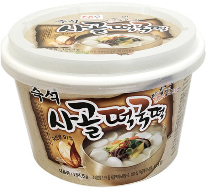 송학식품 즉석 사골떡국떡, 154.5g, 16개