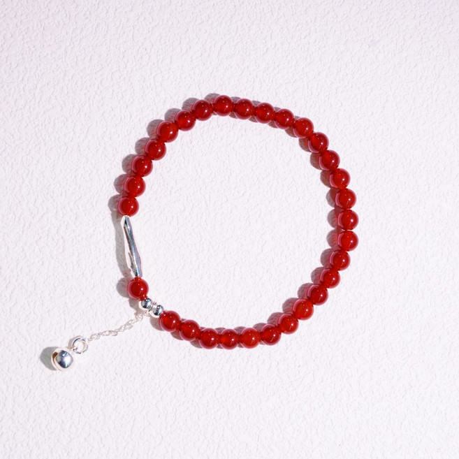 빨간 마노 연간 물고기 섬세한 팔찌 새해 행운의 팔찌 새해 선물 생일 선물 발렌타인 데이 선물