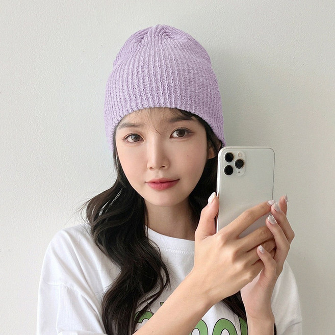 [국내생산] 니트 비니 6color