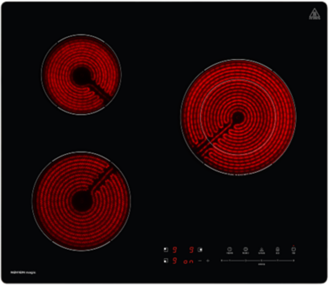 [리뷰 작성 시 고급 냄비 무료증정]경동나비엔 나비엔매직 ERH-1403 하이라이트 3구 빌트인 매립형 전기레인지 가정용 원룸 오피스텔 펜션 자가설치 전국설치가능
