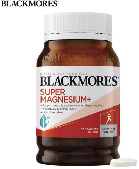 블랙모어스 슈퍼 마그네슘 305mg 200정, 단품, 1개