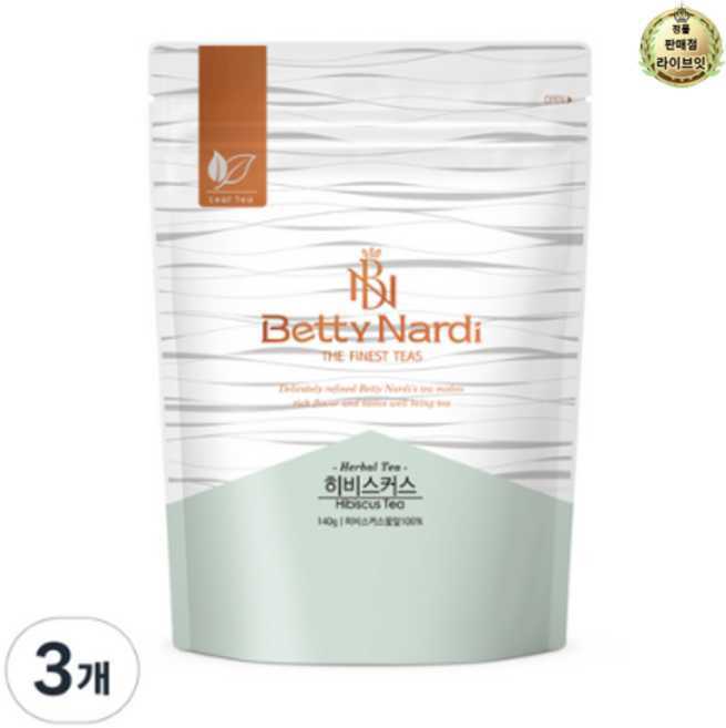 베티나르디 히비스커스 지퍼백, 140g, 1개입, 9개