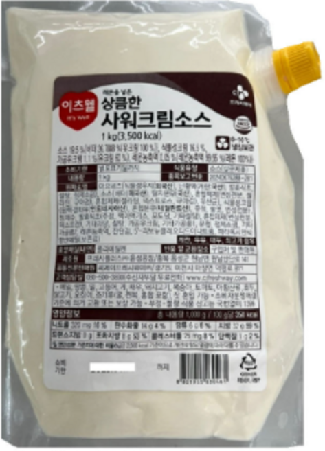 CJ 이츠웰 상큼한사워크림소스, 1개, 1kg