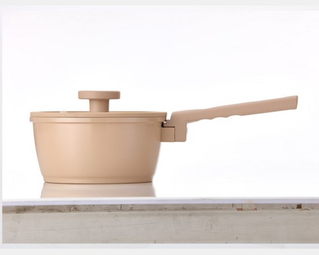 퀸덤 라떼 IH 인덕션 세라믹냄비 편수 냄비 18cm, 없음, 단일사이즈