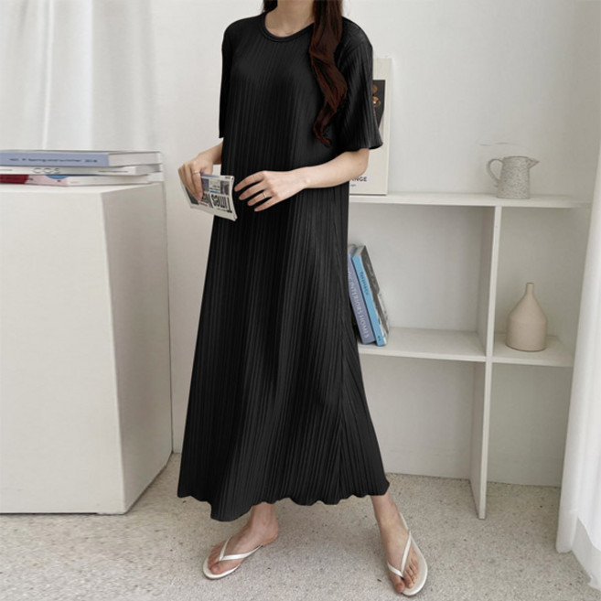 마이쏭 에이주름롱원피스 체형커버 루즈핏 임부복