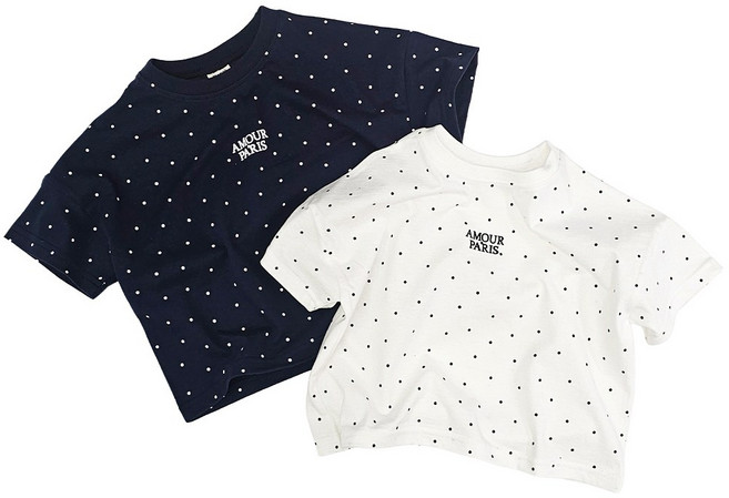 유니키즈 도트반팔티 유아동 티셔츠 키즈 여아 남아 주니어 반팔티 면티 여름 국산 아동복 라운드넥 땡땡이티셔츠 여름 국산 아동복