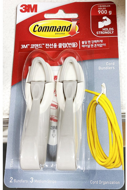 클립(3M 전선용 번들) 쓰리엠 깔끔한 전선정리 쫄대 타이 홀더, 1