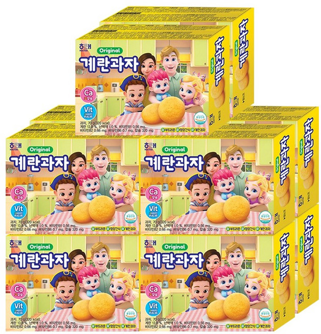 해태 계란과자, 70g, 10개