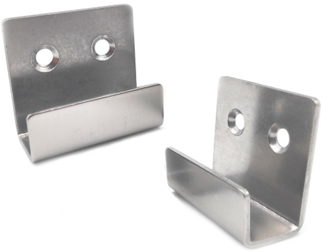 철물전 다용도고리 다용도걸이 스텐걸고리 걸고리 - ㄷ자, 1개, 실버