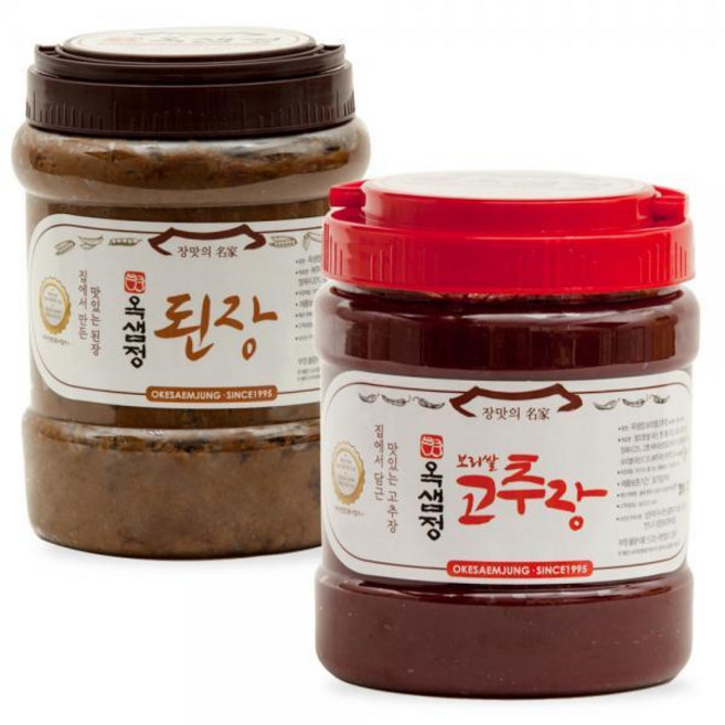 보리쌀 된장 옥샘정 2kg 고추장 2.3 kg, 01.된장 2.3kg, 1개, 2.3kg