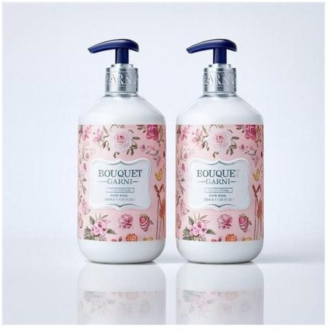 웰빙창고 부케가르니 바디로션 520ml 화이트머스크 2개