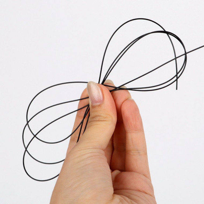 신발끈 와이어 다이얼 신발 호환 교체끈 와이어끈 검정 100cm