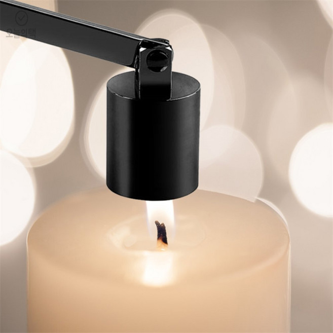 [하루셀렉] 캔들 스너퍼 앤틱 블랙 촛불 끄개 인테리어 캔들 소화기 캔들끄개