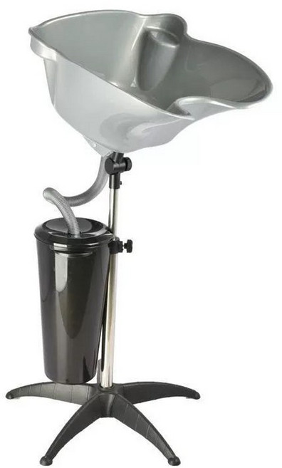 이동식 샴푸대 요양원 감기 목받침 간이 머리 세발, 버킷 포함 그레이, 1개