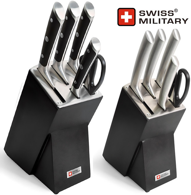 스위스밀리터리 독일 명품 부엌 주방칼세트 칼블럭세트, 01.모던나이프5종칼세트, 1세트