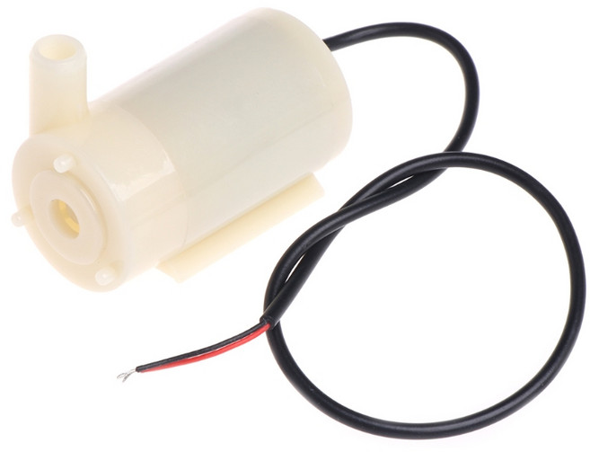 수중 펌프 Max. 100L/H 물 흐름 조용한 미니 워터 펌프 분수 연못 펌프 케이블 DC3V-5V, 검은색