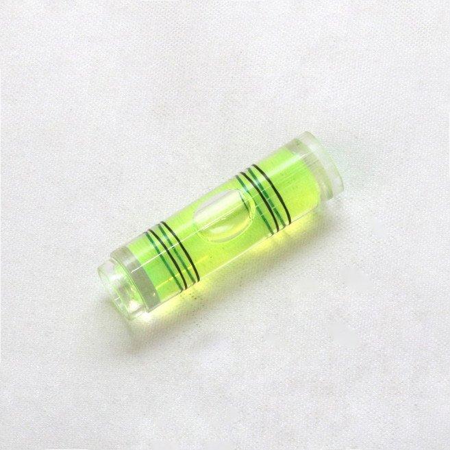 미니 막대형 수평계 10X35mm 물 수평계 원형, 1개